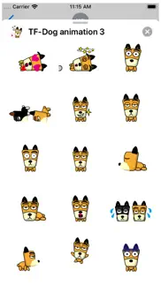 tf-dog animation 3 stickers iphone images 2