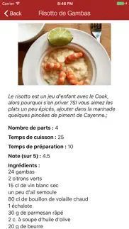 recettes cook iPhone Captures Décran 4