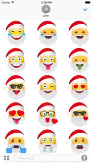 santa says emoji stickers iphone images 2