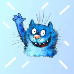 blue cat emojis logo, reviews