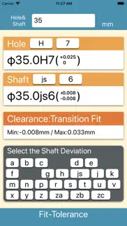 fit tolerance calculator iphone images 3