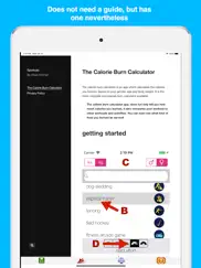calorie burn calculator iPad Captures Décran 4