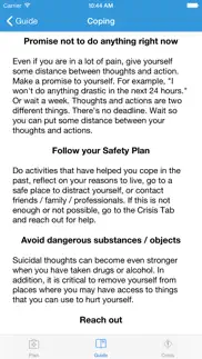 suicide safety plan iphone images 4
