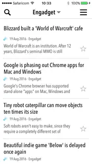 newsbar rss reader iphone capturas de pantalla 1