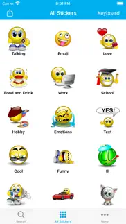 emojis 3d - animated sticker iphone capturas de pantalla 2