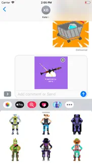 pixel stickers for fortnite iphone images 1