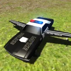 flying police car driving sim logo, reviews