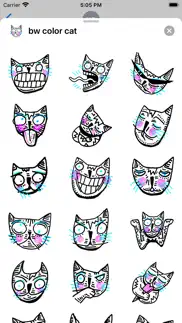 drawn cat - emoji and stickers iphone resimleri 3