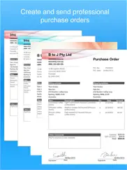 purchase order pro, po maker ipad images 1