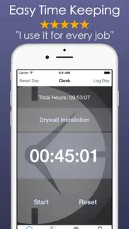 timesheet work & hours tracker iphone images 1