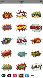 comic exclamation sticker pack iphone images 1