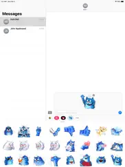 blue cat emojis ipad images 4