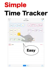 logcalendar - time tracker iPad Captures Décran 1