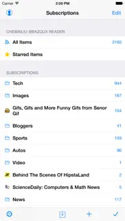 feeddler rss reader pro iPhone Captures Décran 1