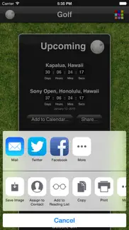 golf iPhone Captures Décran 4