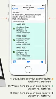 sa group text lite iphone capturas de pantalla 2