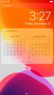 calendar widget iphone images 2