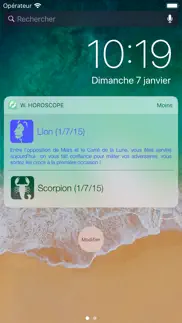 widget horoscope iPhone Captures Décran 2