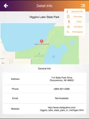michigan campgrounds & trails ipad images 4