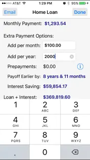 loan calculator pro iPhone Captures Décran 1
