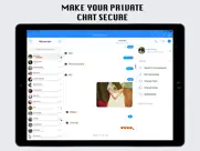 secure messenger for facebook ipad images 3