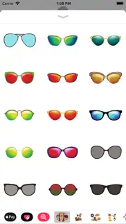 stickers lunettes de soleil iPhone Captures Décran 3