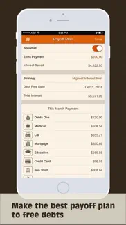 debts monitor iPhone Captures Décran 3