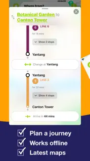 guangzhou metro route planner iPhone Captures Décran 3