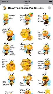 bee amazing bee pun stickers iphone images 2