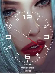analog clock - stand face time ipad images 3