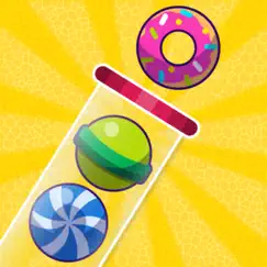 bubble sort color puzzle game logo, reviews