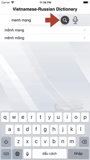 vietnamese-russian dictionary iphone images 3