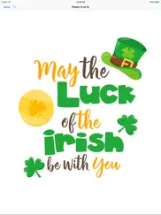 st.patrick lucky green sticker ipad images 2