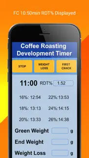 coffee roasting rdt timer iphone resimleri 2
