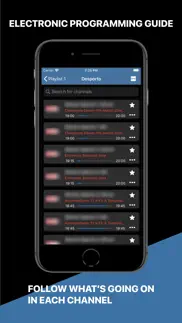 mega iptv - tv online player iPhone Captures Décran 4