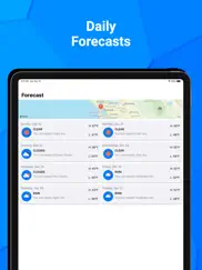 weather - forecasts iPad Captures Décran 3