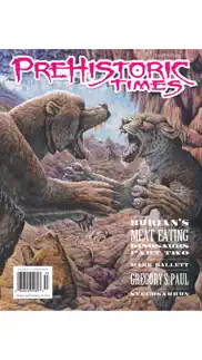 prehistoric times magazine iPhone Captures Décran 1