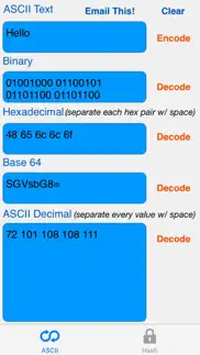 hex ascii base64 md5 sha conv. iphone images 4
