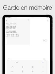 calculatrice à heures premium iPad Captures Décran 3