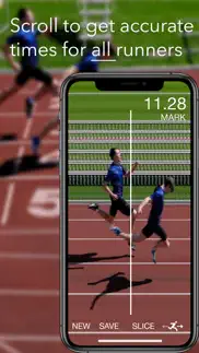 sprinttimer photo-finish iPhone Captures Décran 3