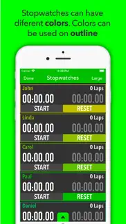 best multi stopwatch pro iphone capturas de pantalla 3