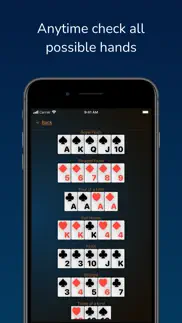 poker hands quiz iphone capturas de pantalla 2