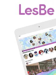 lesbesocial - lgbtq friends ipad capturas de pantalla 1