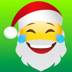 santa says emoji stickers logo, reviews