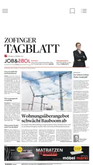 zofinger tagblatt - e-paper iphone bildschirmfoto 3