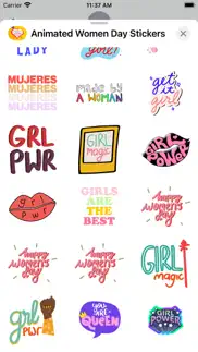 animated women day stickers iphone images 3