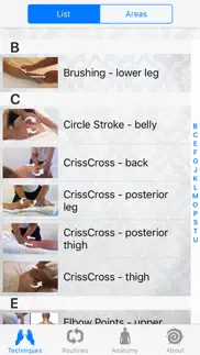 massage techniques iPhone Captures Décran 3