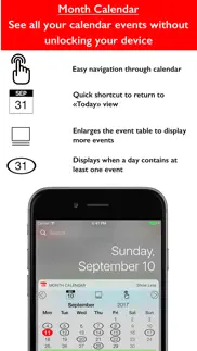 the calendar widget lite iphone images 2