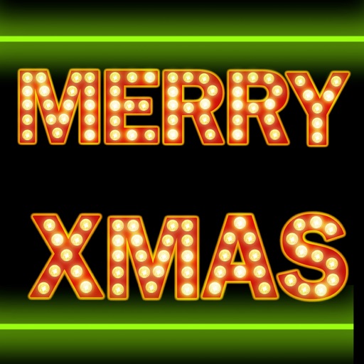 Neon Merry Christmas Stickers app reviews download