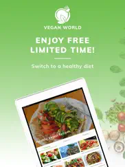 vegan world - healthy recipes ipad capturas de pantalla 1